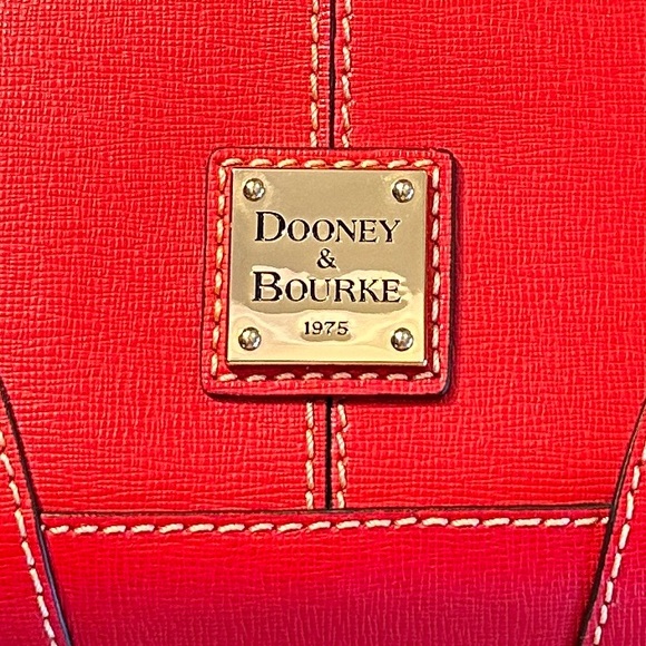 Dooney & Bourke Red Textured Bag - Picture 7 of 11